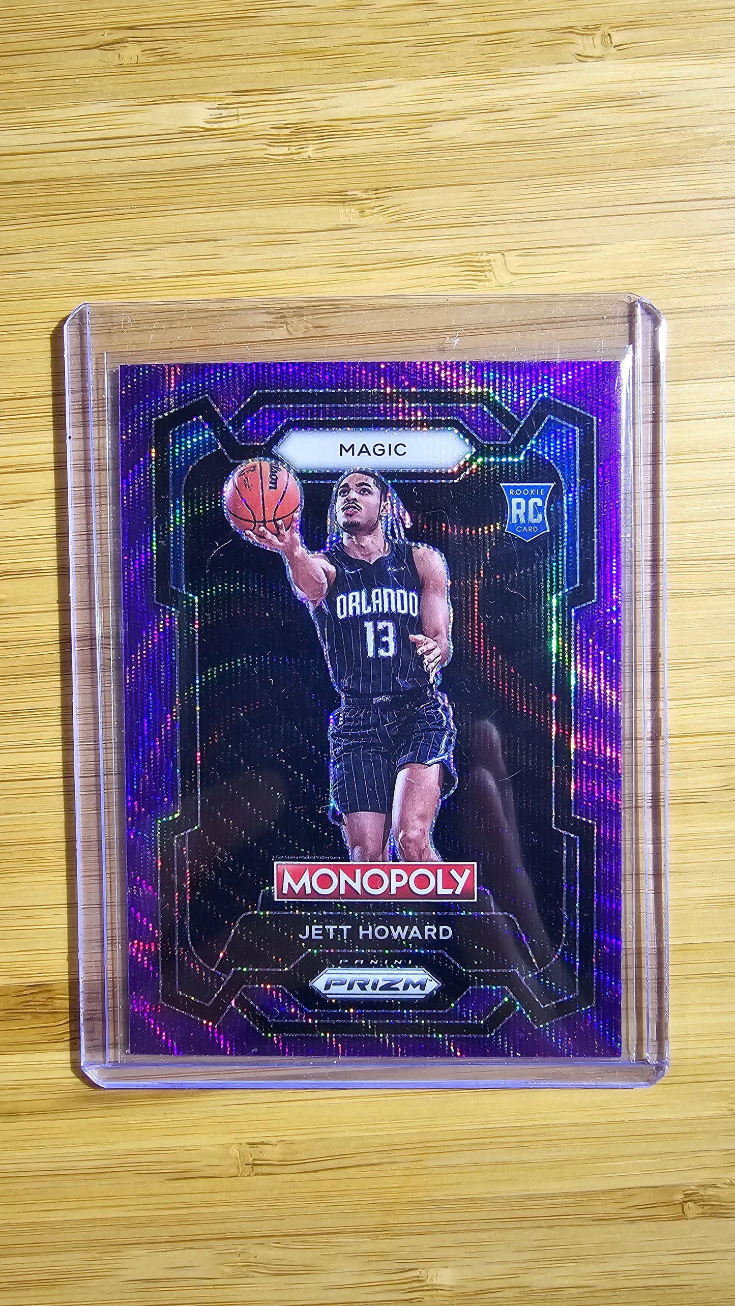 2023 Panini Prizm Monopoly Basketball Jett Howard - RC Purple Prizm- ( Orlando Magic )