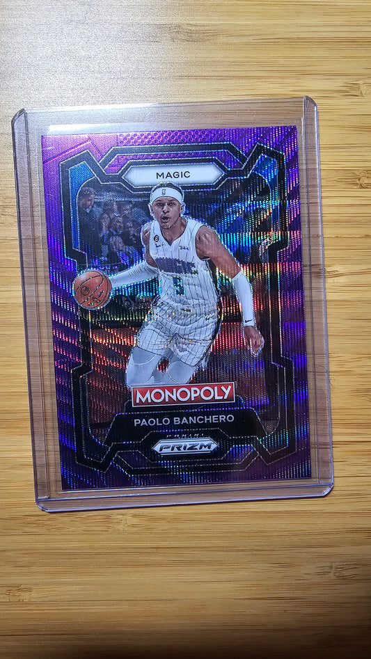 2023 Panini Prizm Monopoly Basketball Paolo Banchero -Purple Prizm ( Magic )