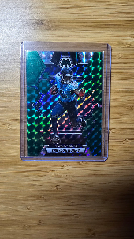 2023 NFL Panini Mosiac Treylon Burks - Mosiac Green - Tennesse Titans