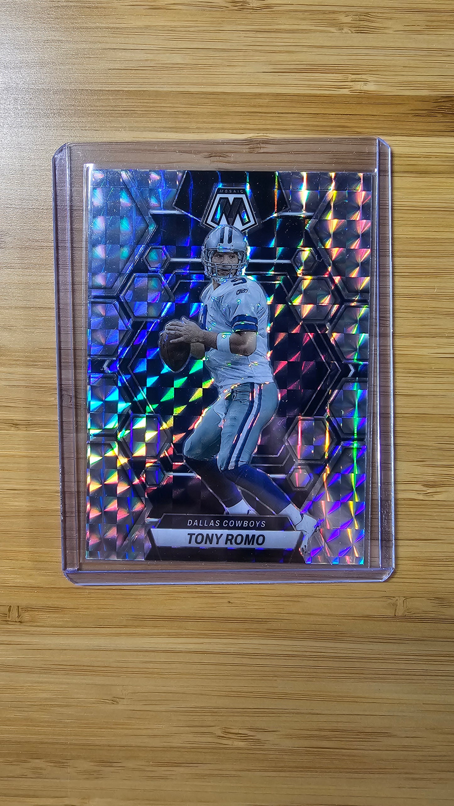 2023 NFL Panini Mosiac Tony Romo - Mosiac Silver - Dallas Cowboys