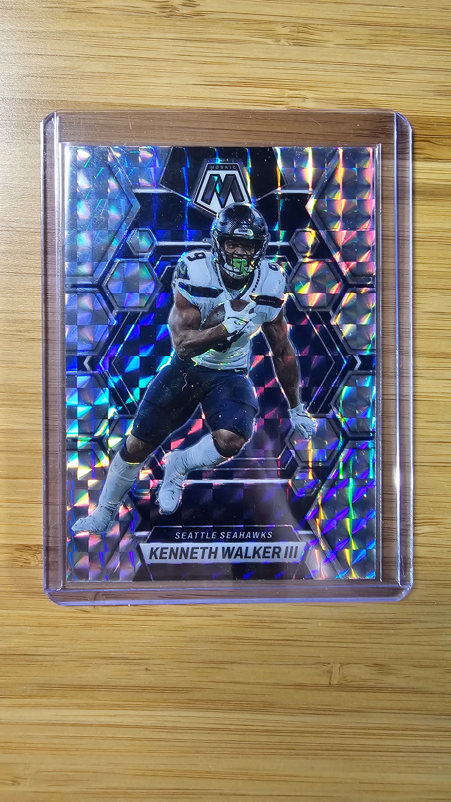 2023 NFL Panini Mosiac Kenneth Walker III - Mosiac Silver - Seattle Seahawks