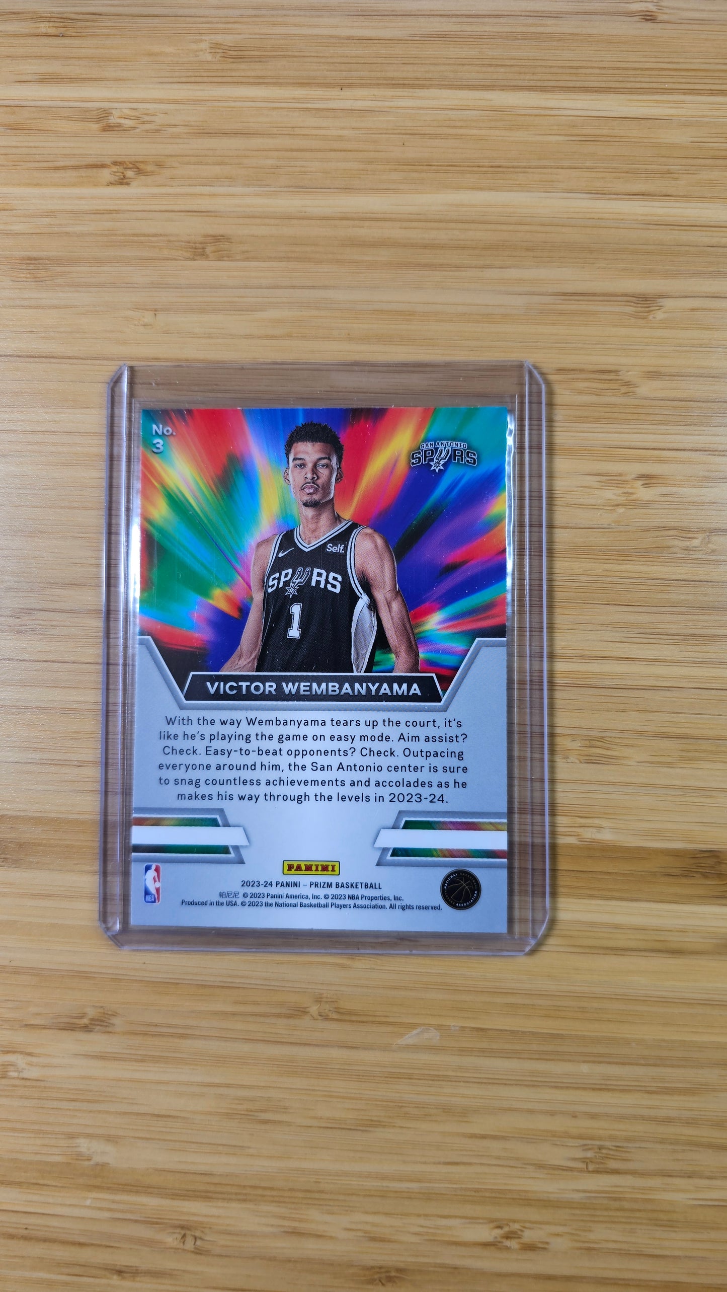 2023 Panini Prizm Basketball Victor Wembanyama- Instant Impact RC - ( San Antonio Spurs )