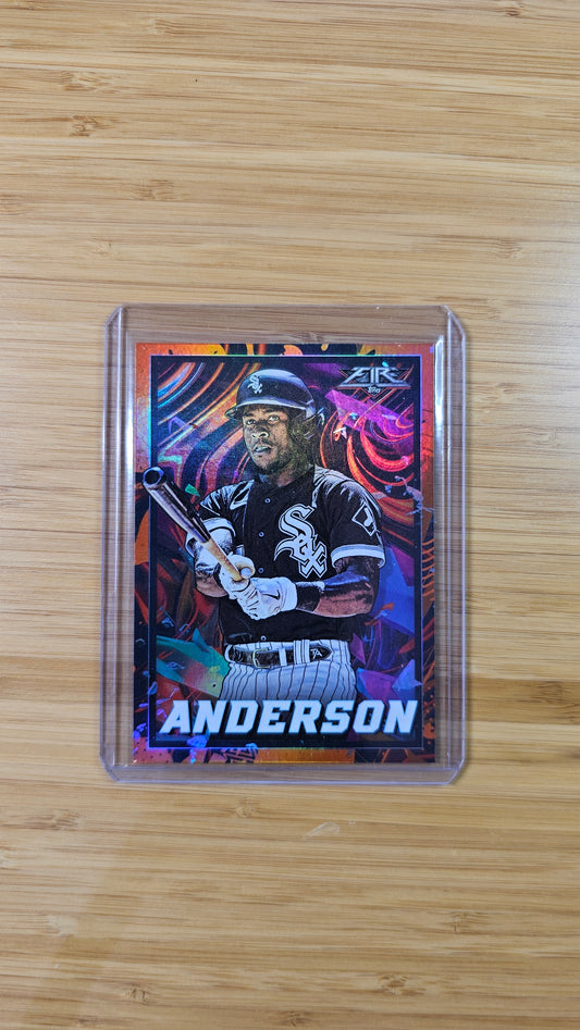 Topps 2022 Fire Tim Anderson - # /299 Orange Parallel - (Chicago White Sox)