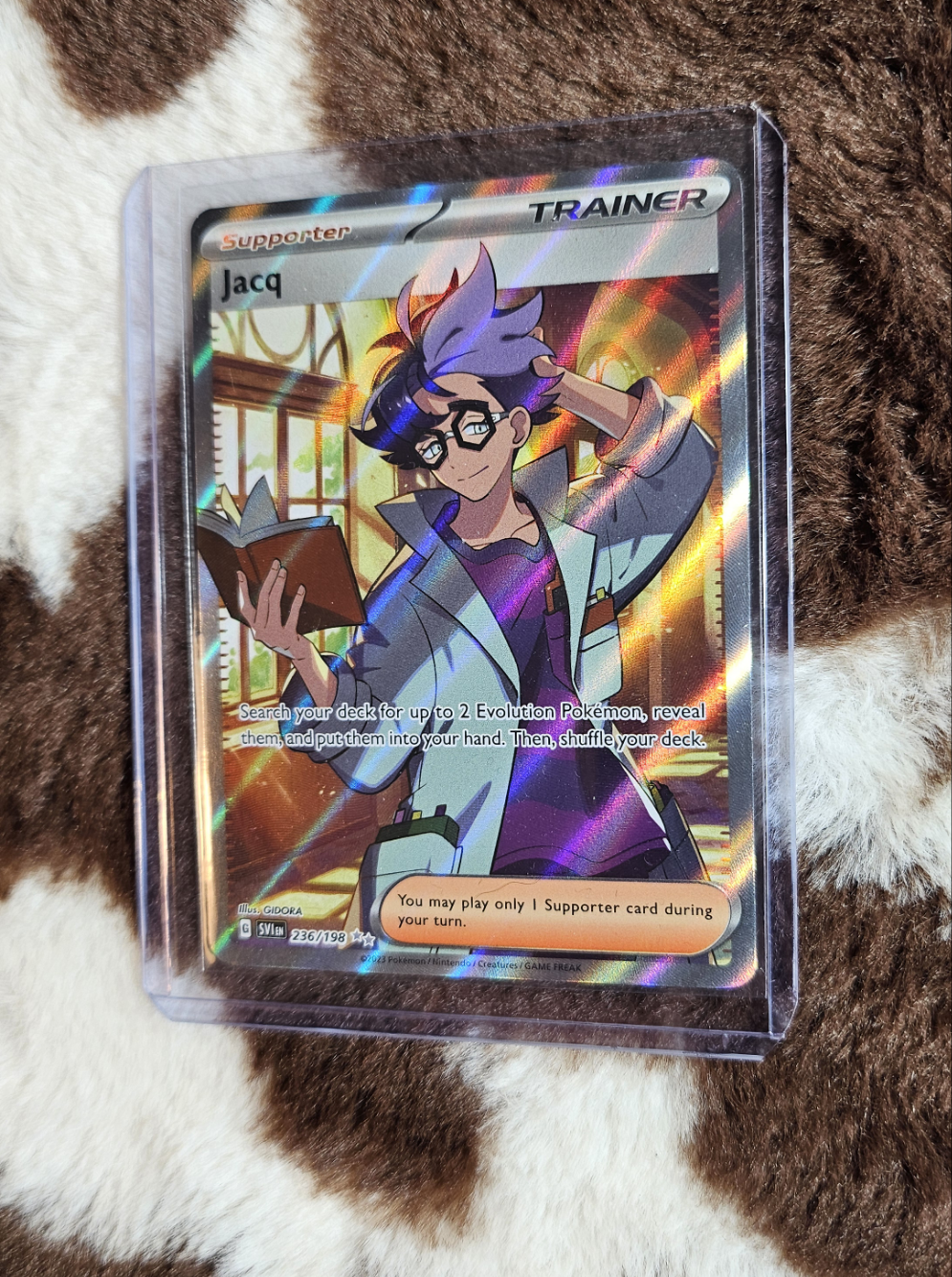 Jacq 236/198 Pokemon Scarlet & Violet Ultra Rare Holo Card