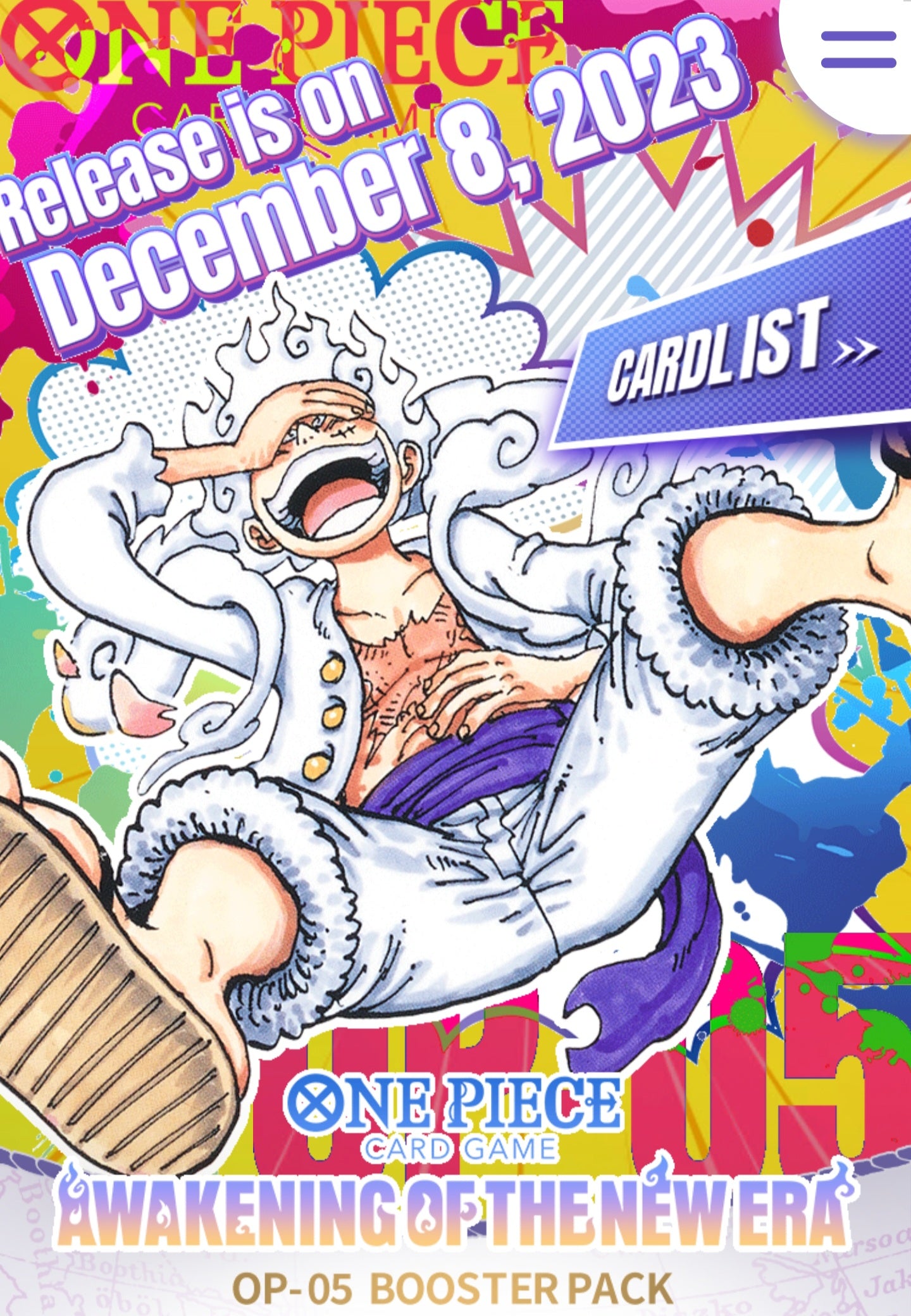 One Piece Card Game Awakening of the New Era OP05 Foil, Leader & Rare Single Cards