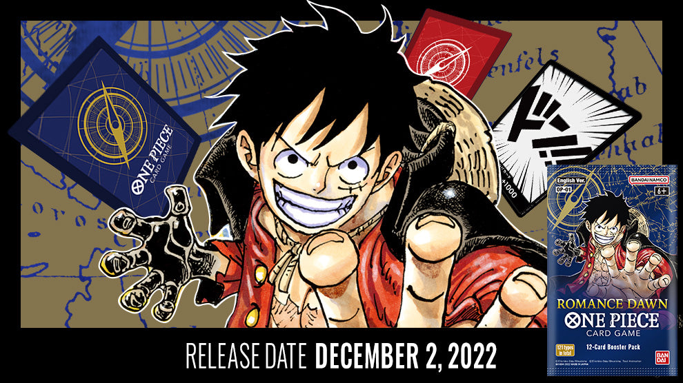 One Piece Card Game Romance Dawn OP01 Foil, Leader & Rare Single Cards