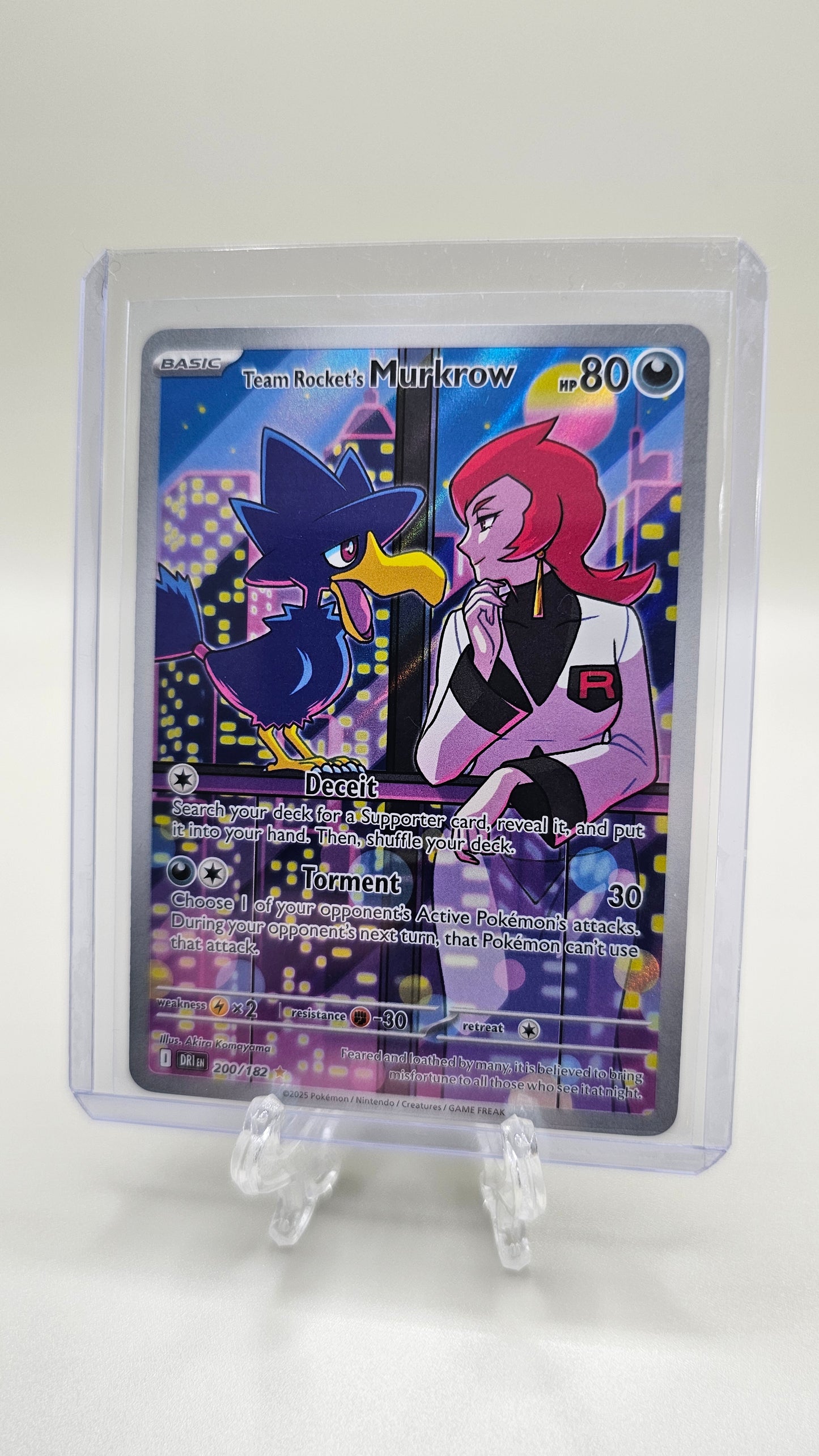 Team Rocket’s Murkrow – 200/182 – SV10: Destined Rivals (Holo) IR