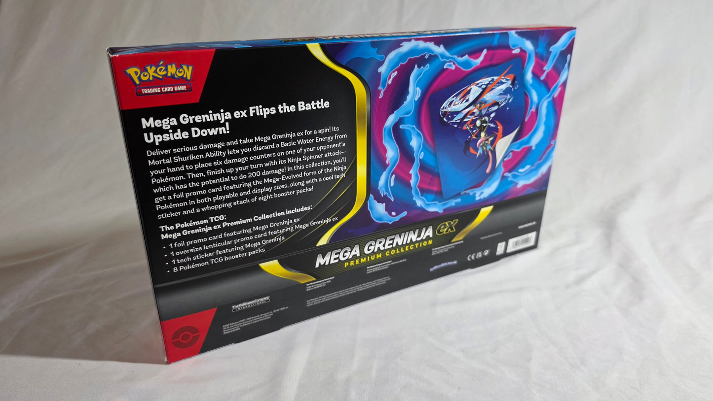 Pokemon TCG Mega Greninja Ex Premium Collection Factory Sealed English