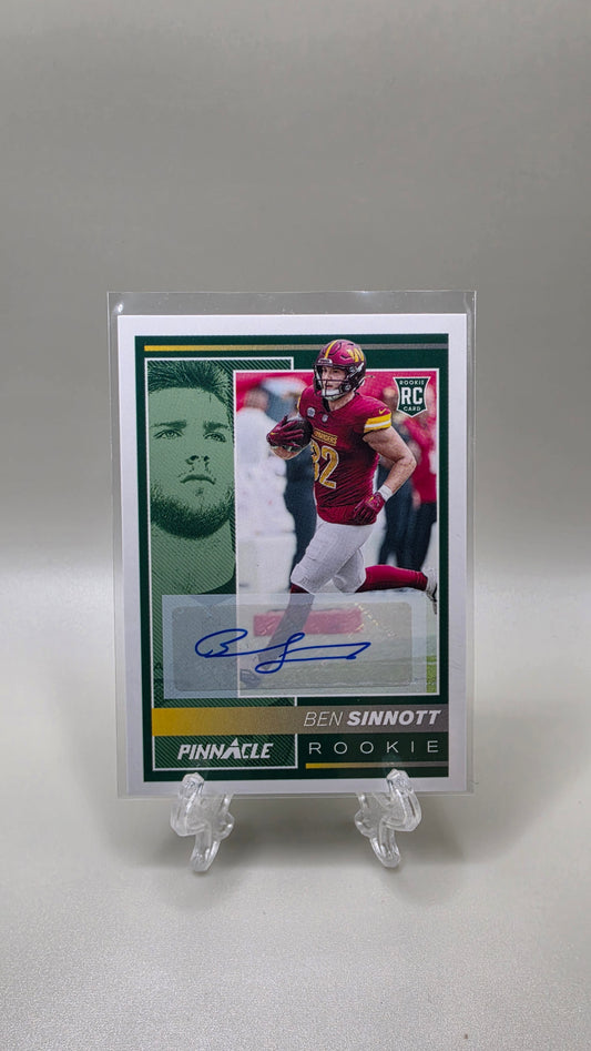 2024 Panini Encore Ben Sinnott Pinnacle Rookie Auto #/199 Card #206