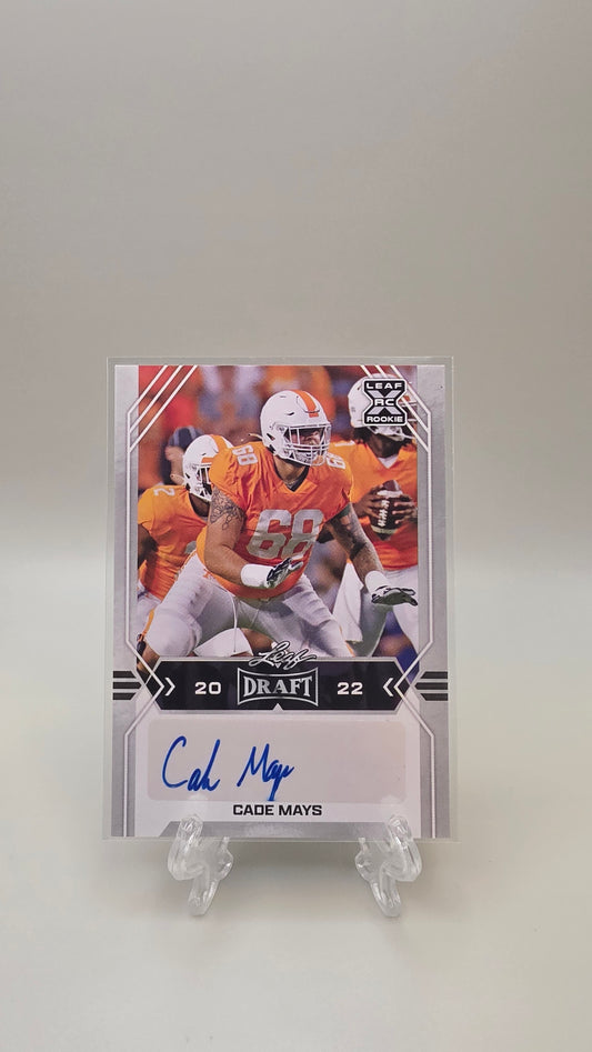2022 Leaf draft Cade Mays RC Auto #BA-CM2