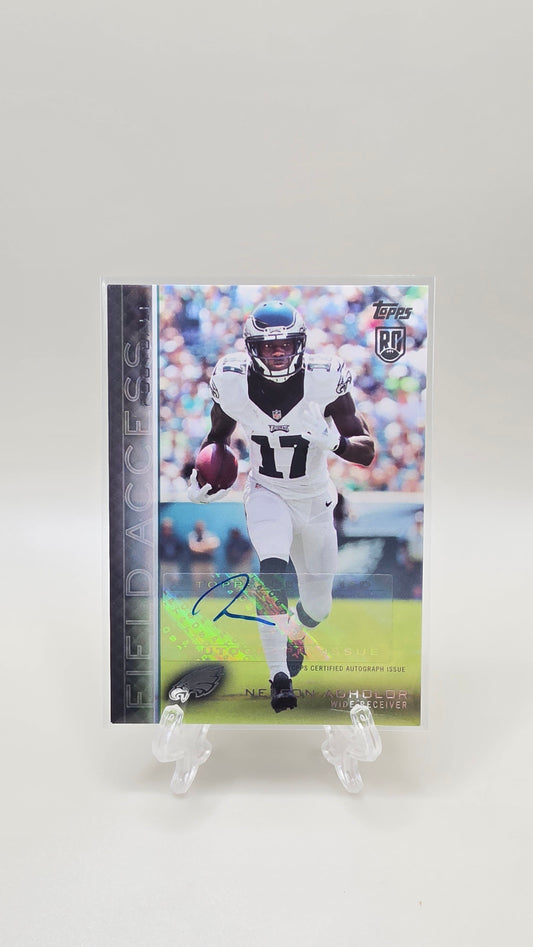 2015 Topps Football Nelson Agholor Rookie Auto Card #56