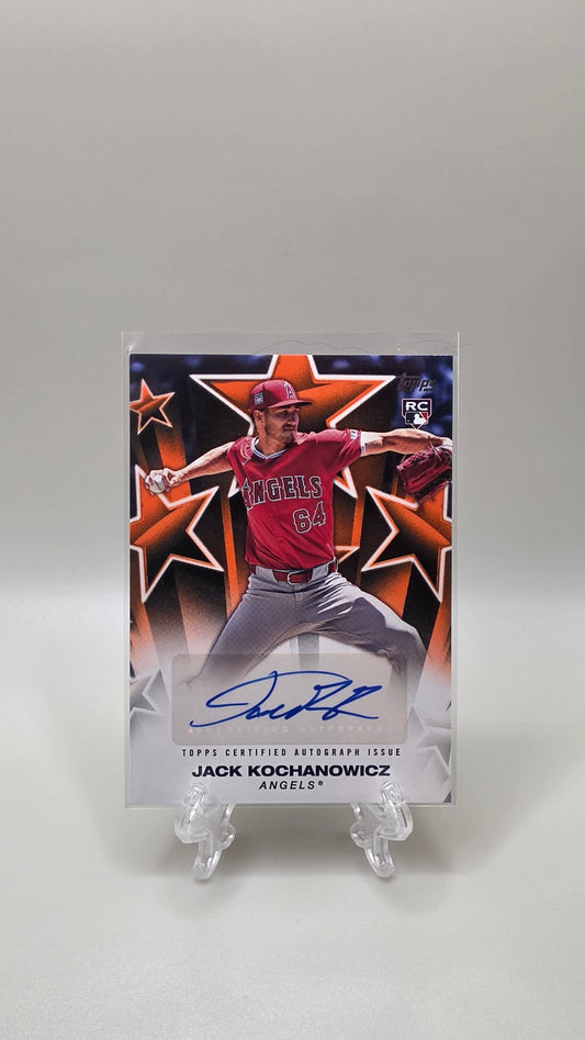 2025 Topps Baseball Jack Kochanowicz Rookie Auto Orange #/25 Card # BSA-JKO