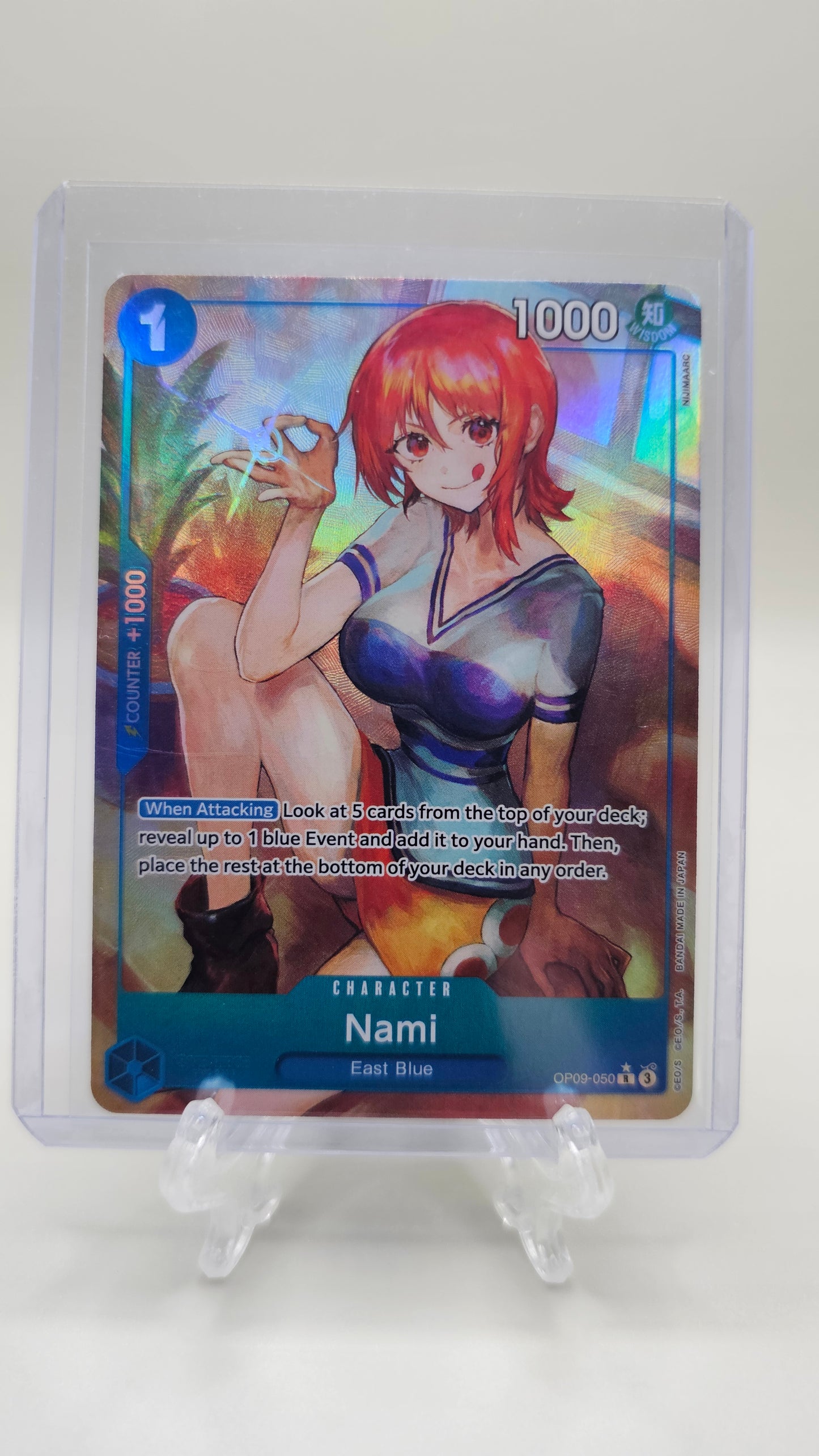 Nami OP09-050 R⭐ Alt Art Alt Art One Piece TCG (Emperors in the New World Set ) English