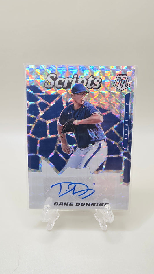 2021 Panini Mosaic Scripts Dane Dunning Auto Card # SCR-DD