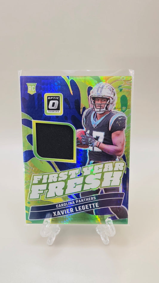 2024 Donruss Optic Xaiver Legette First Year Fresh Swatch RC #FYF-XLE