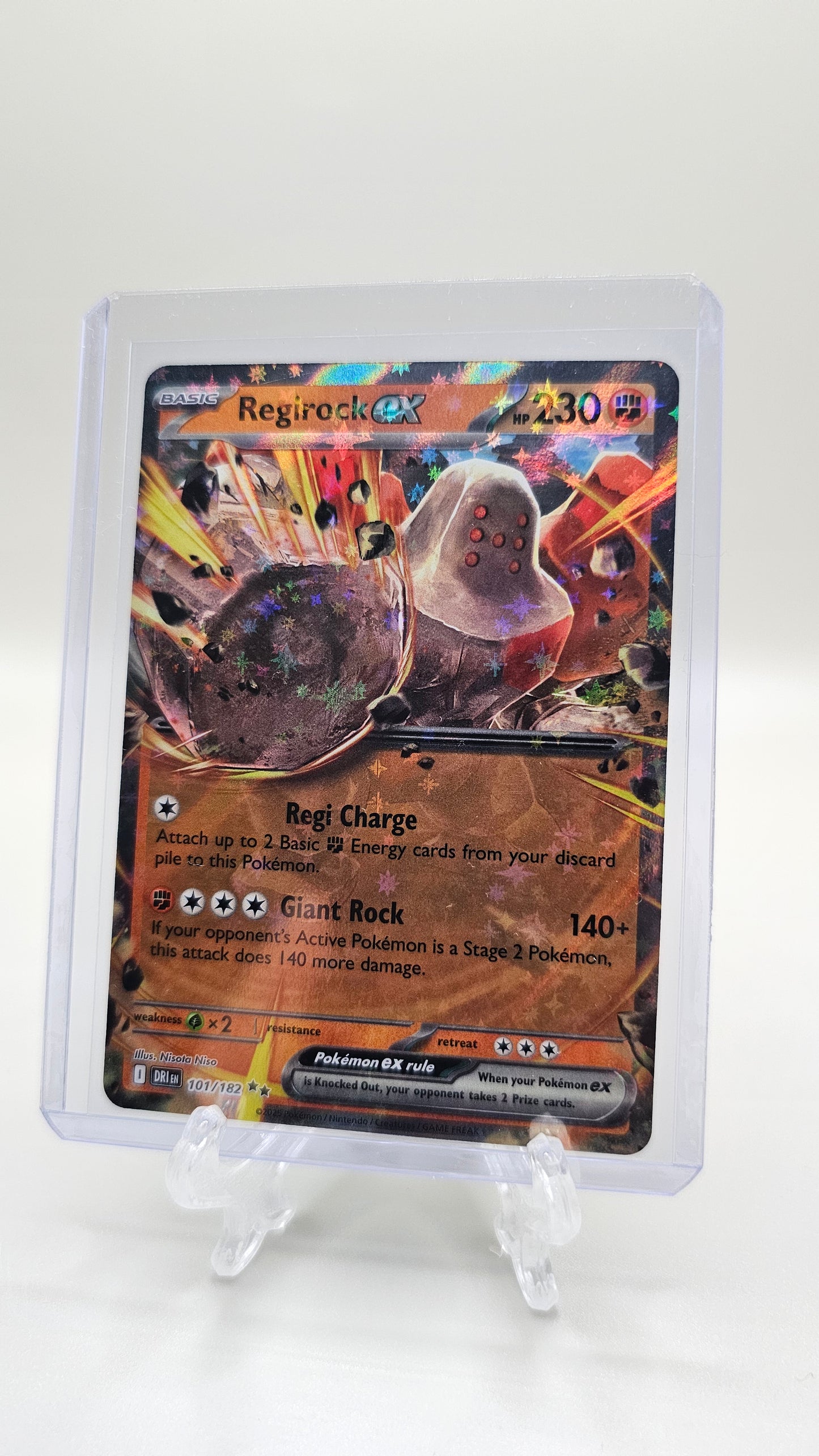 Regirock ex – 101/182 – SV10: Destined Rivals (Double Rare Holo)