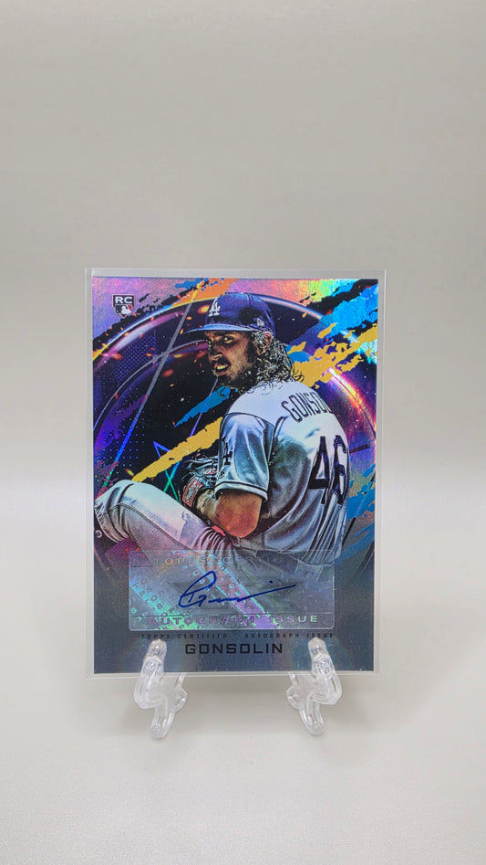 2020 Topps Fire Tony Gonsolin Rookie Auto Card # FA-TG