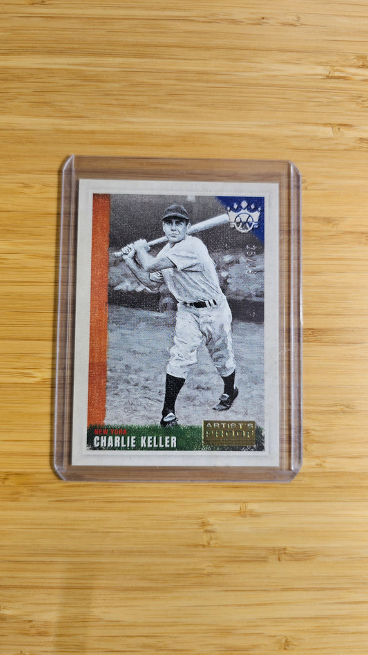 2022 Panini Diamond Kings Charlie Keller Artist Proof Gold /49 Card No.2