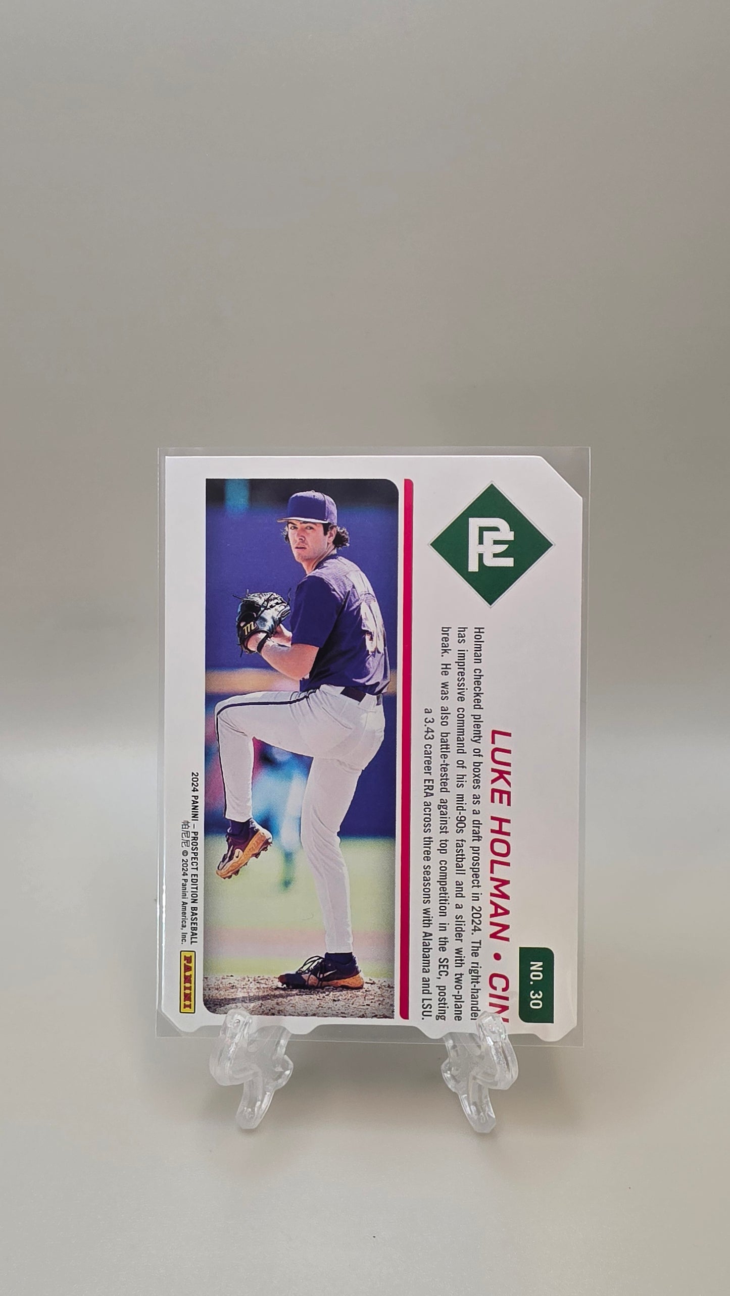 2024 Prospect Edition Luke Holman Prospect Ticket Stub /38 #30
