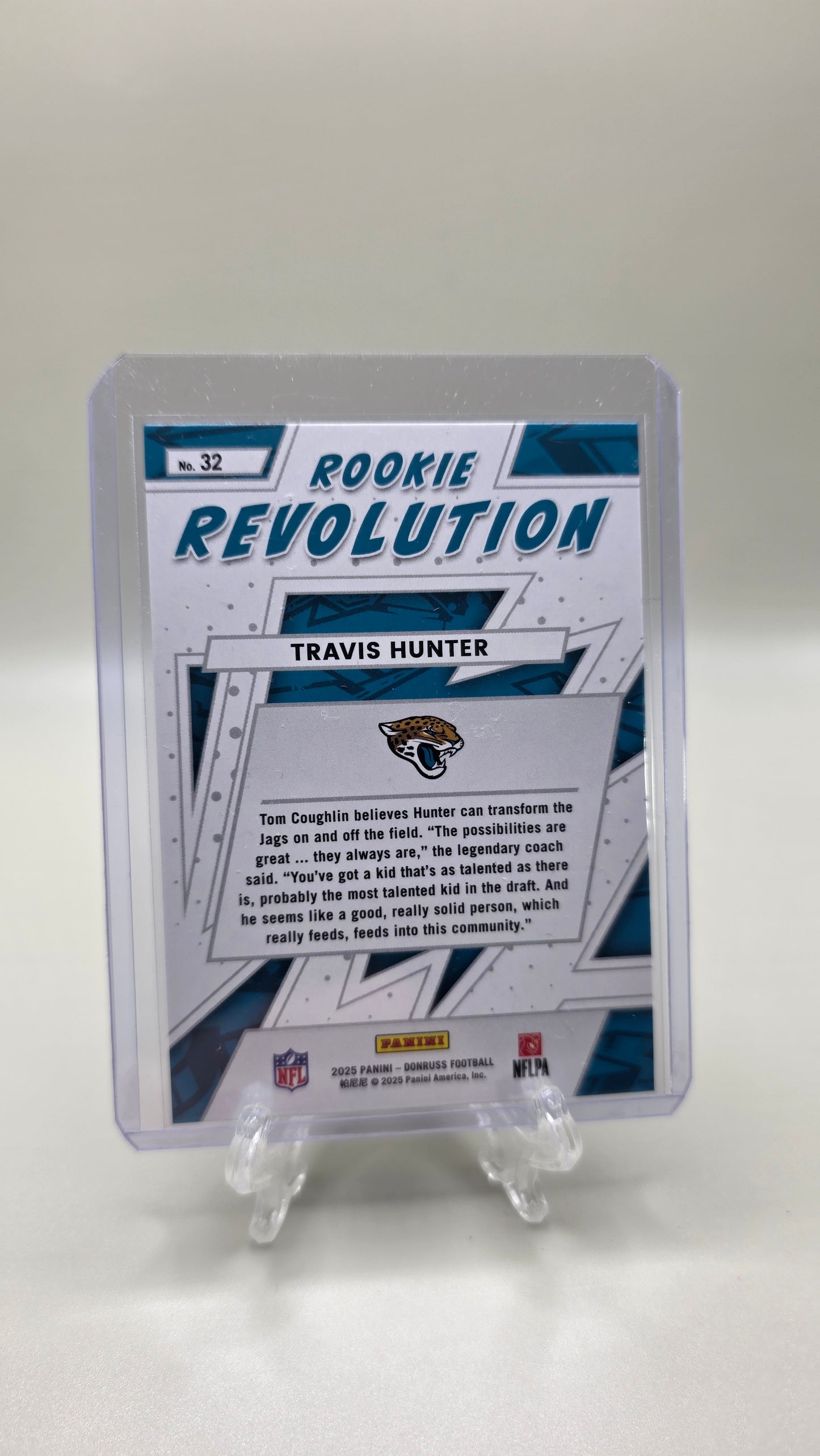 2025 Donruss Travis Hunter Rookie Revolution Card No.32