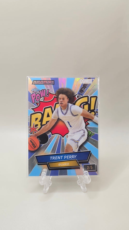 2024 Wild Card Alumination Trent Perry Comix #/5 Card # AC-TP