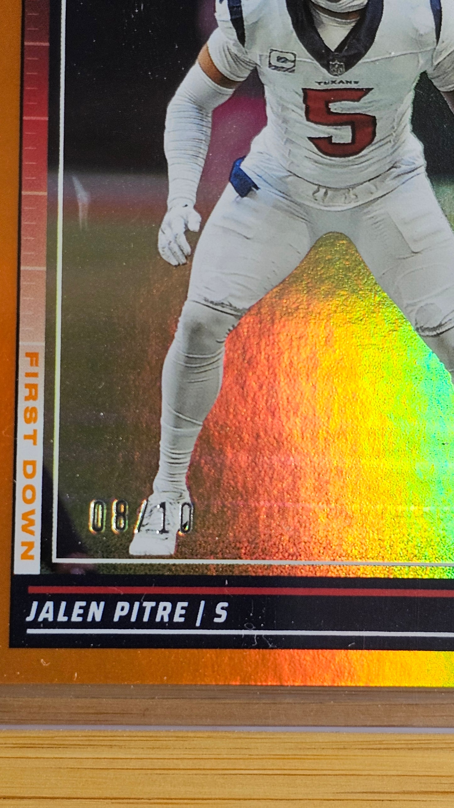 2024 Score Jalen Pitre First Down # /10 Card # No.116