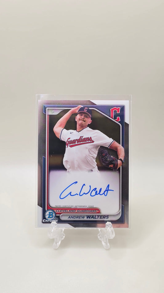 2024 Topps Bowman Chrome Andrew Walters Autograph Card # CPA-AW