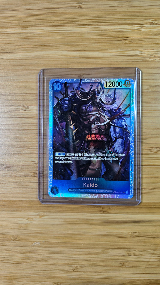 Kaido OP04-044 SR One Piece TCG (Kingdoms of Intrigue set) English