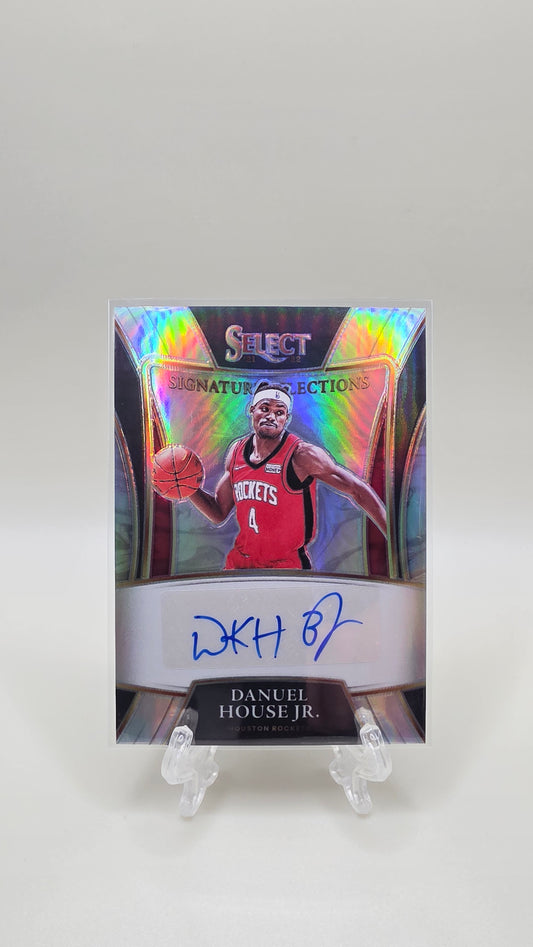 2021-22 Panini Select Signature Selections Danuel House Jr. Auto Card #SS-DHJ