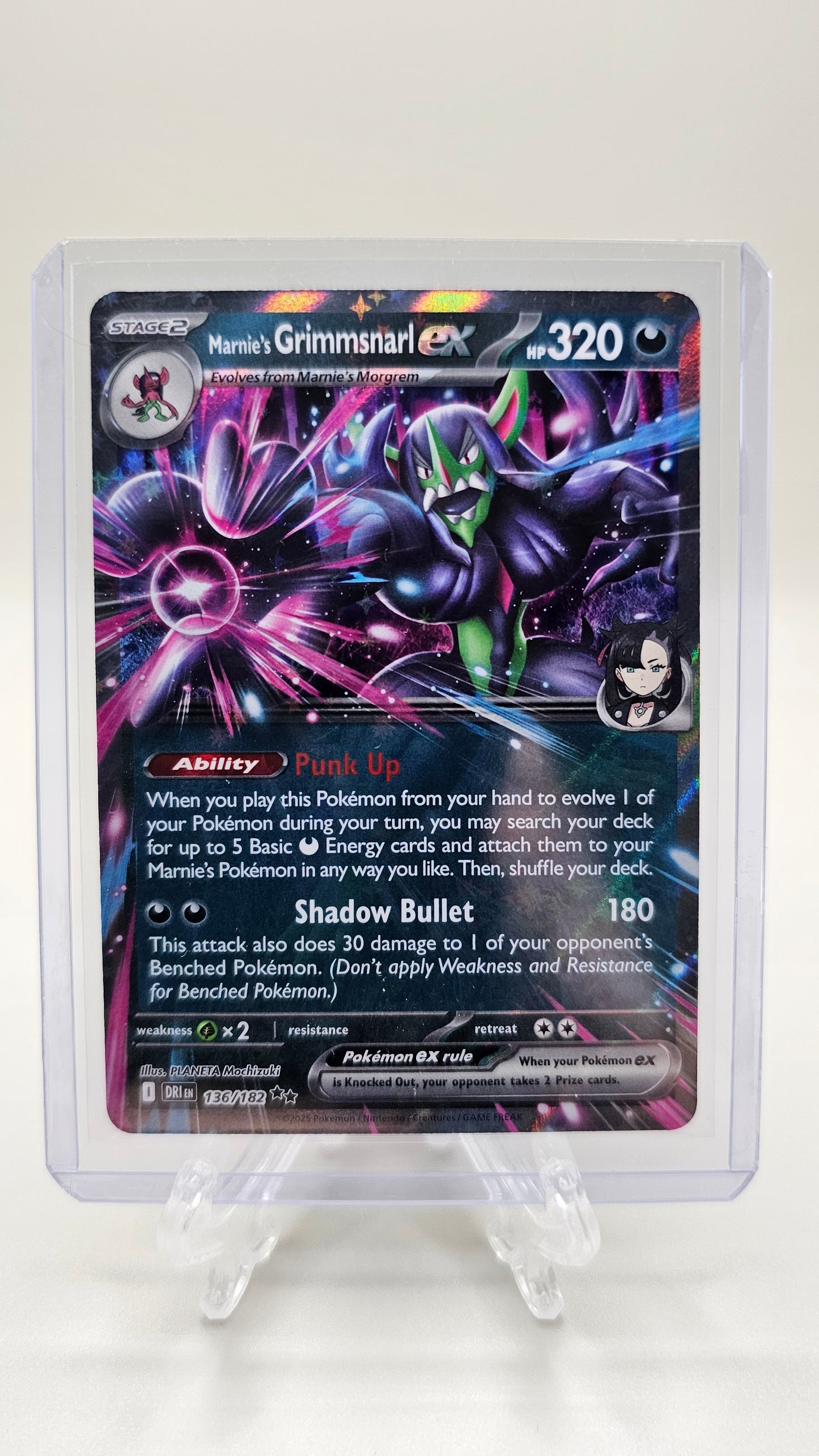 Marnie’s Grimmsnarl ex – 136/182 – SV10: Destined Rivals (Double Rare Holo)