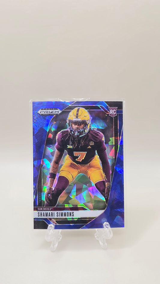 2025 Prizm Draft Shamari Simmons Blue Ice /149 #11