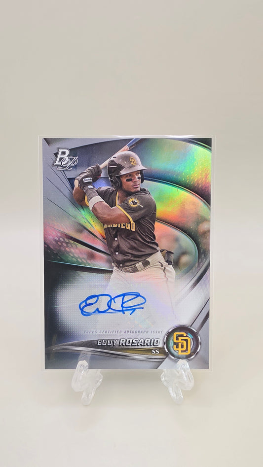 2022 Bowman Platinum Eguy Rosario Auto #Top-12