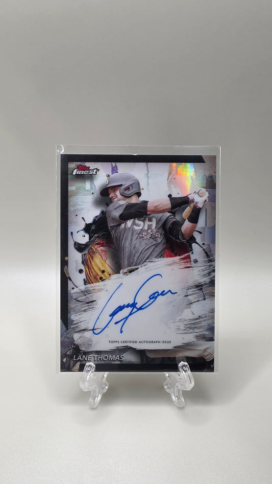 2024 Topps Finest Lane Thomas Autograph Card # FA-LT