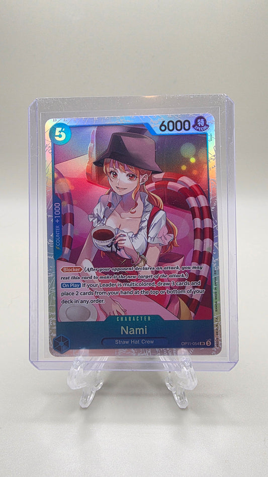 Nami OP11-054 SR One Piece TCG (A Fist of Divine Speed Set) English