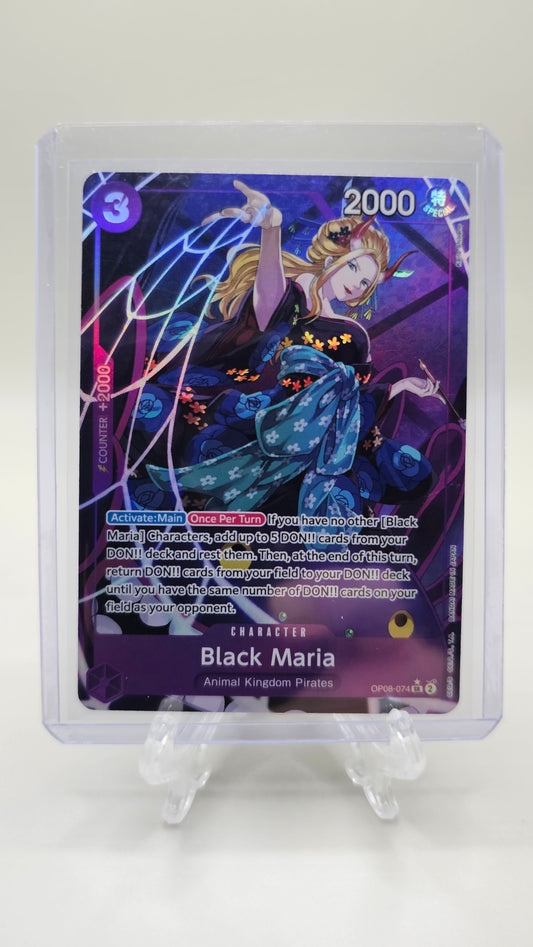 Black Maria OP08-074 SR Alt Art One Piece TCG (Two Legends set) English