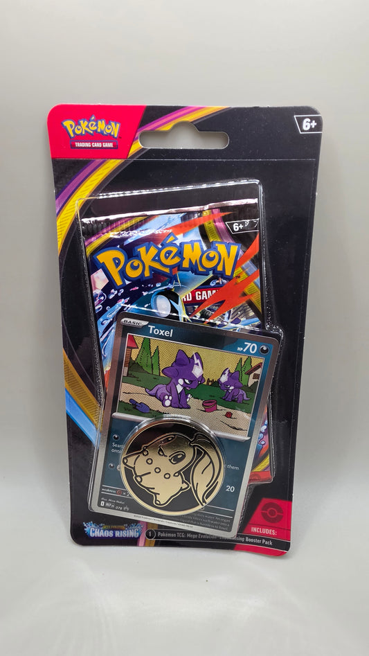 Pokémon TCG Chaos Rising Toxel Promo Blister Pack Sealed