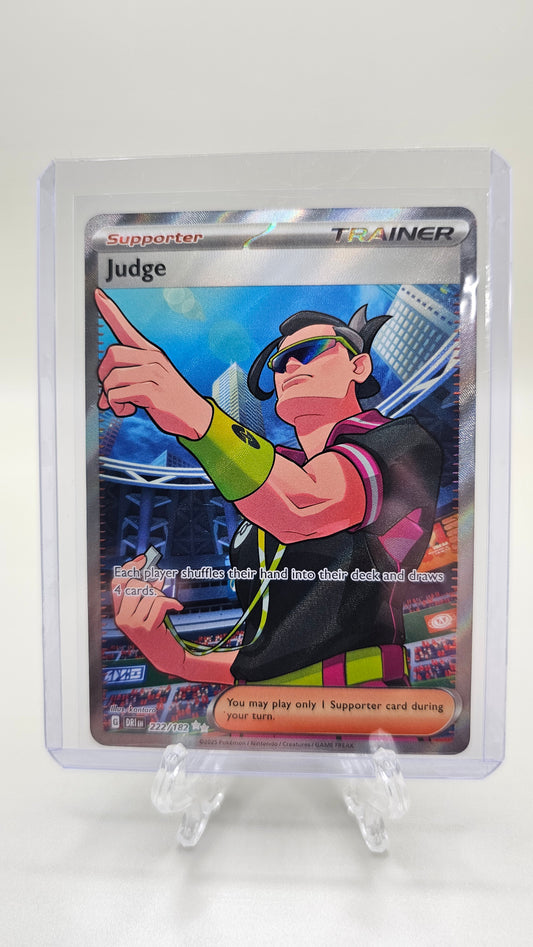 Judge – 222/182 – SV10: Destined Rivals (Holo) Ultra Rare