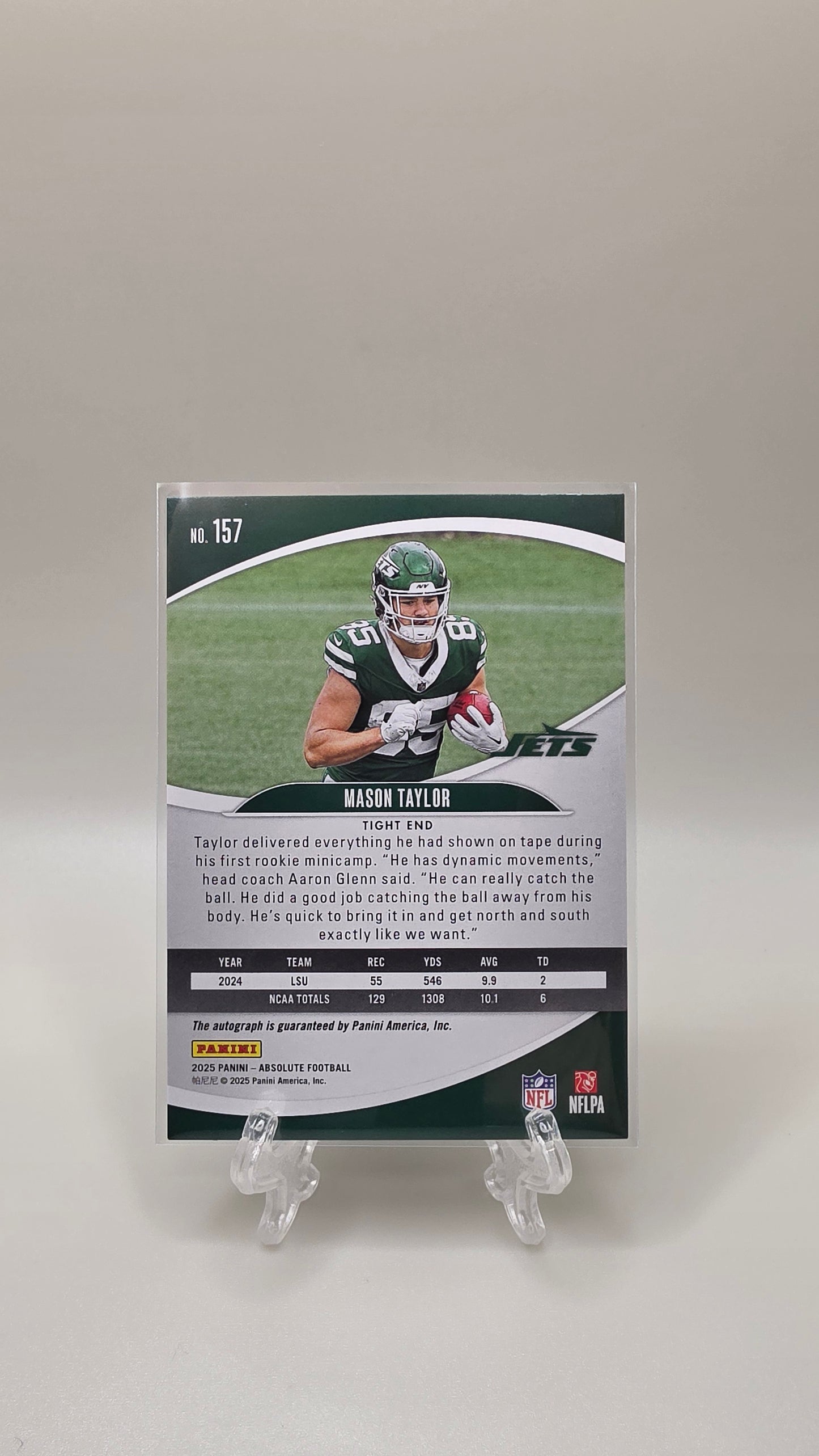 2025 Absolute Football Mason Taylor Rookie Auto #157
