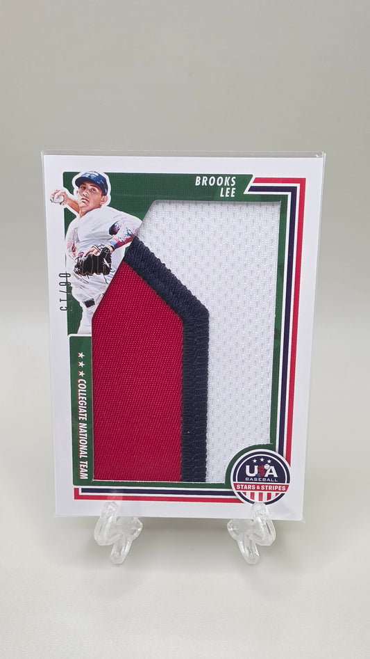 2022 Stars & Stripes Brooks Lee Jumbo Relic Card /15 #JUM-BL