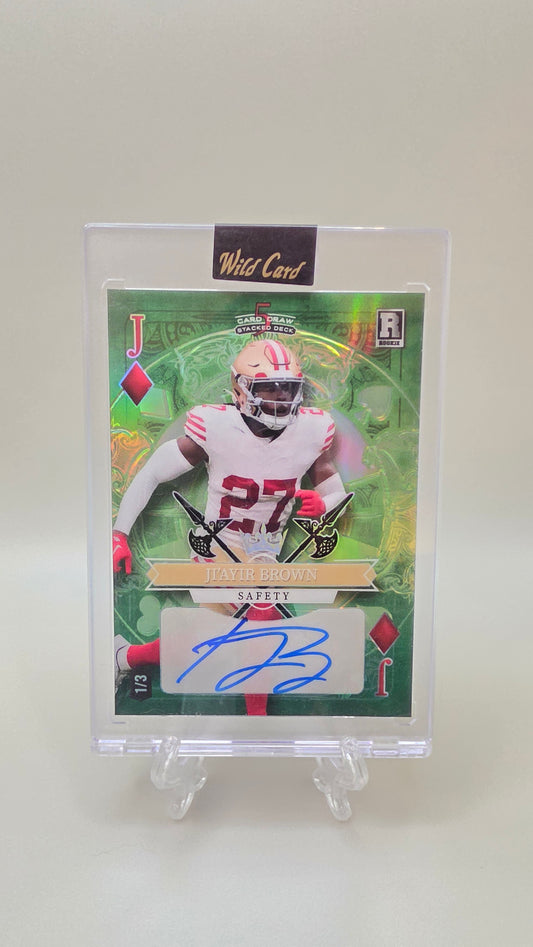 2023 Wild Card 5 Draw Ji'Ayir Brown Rookie Auto /3 #SD-JBA