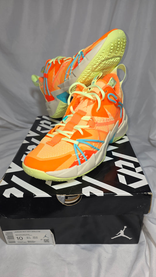 Jordan Why Not Zer0.3 SE Mens 10 CK6611-800 NIB