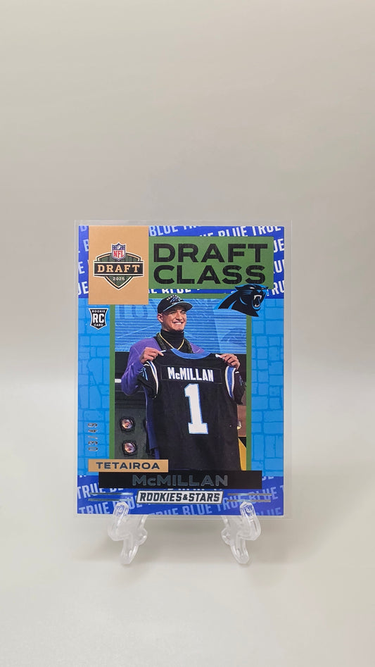 2025 Rookies & Stars Tetairoa McMillan Draft Class Rookie Card #/49 Card # 10