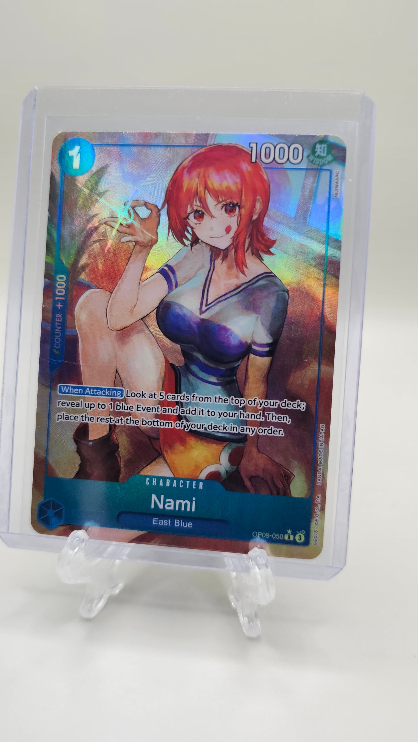 Nami OP09-050 R⭐ Alt Art Alt Art One Piece TCG (Emperors in the New World Set ) English