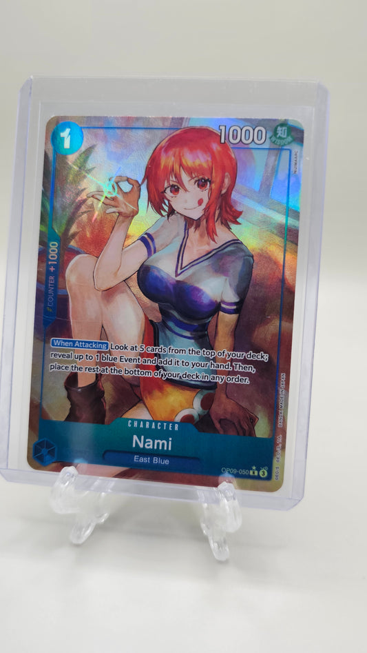 Nami OP09-050 Rā Alt Art One Piece TCG (Emperors in the New World Set ) English