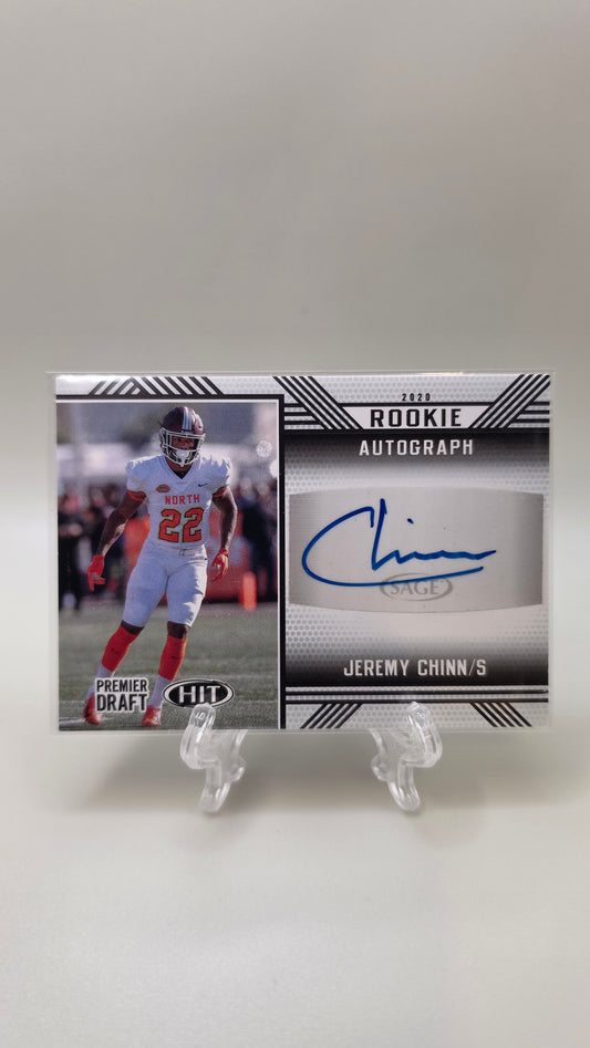 2020 Sage HIT Jeremy Chinn Rookie Auto #A61