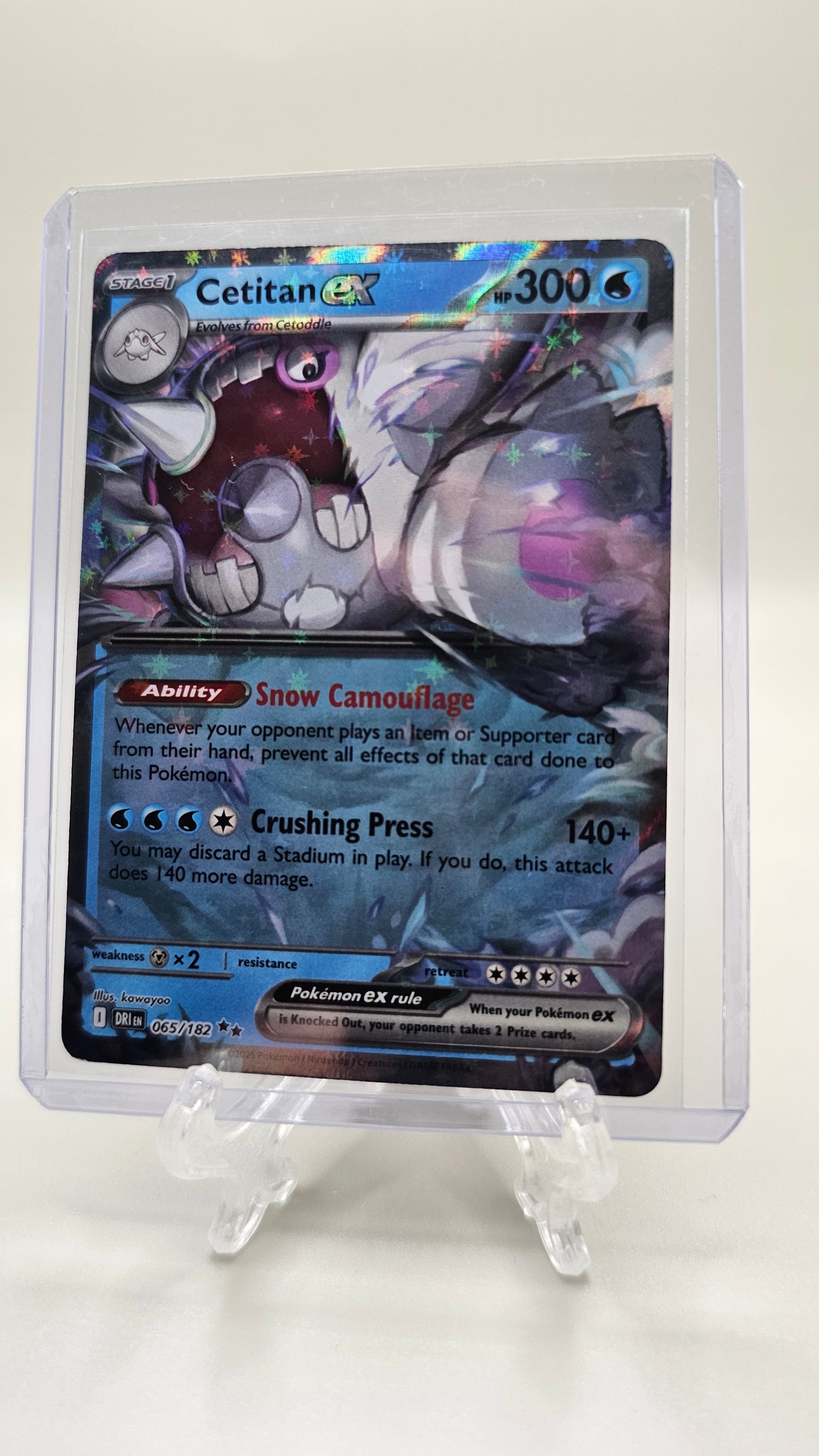 Cetitan ex – 065/182 – SV10: Destined Rivals (Double Rare Holo)