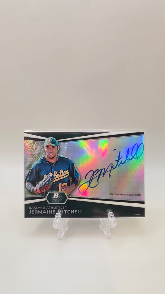 2012 Bowman Platinum Jermain Mitchell Silver Auto #AP-JM