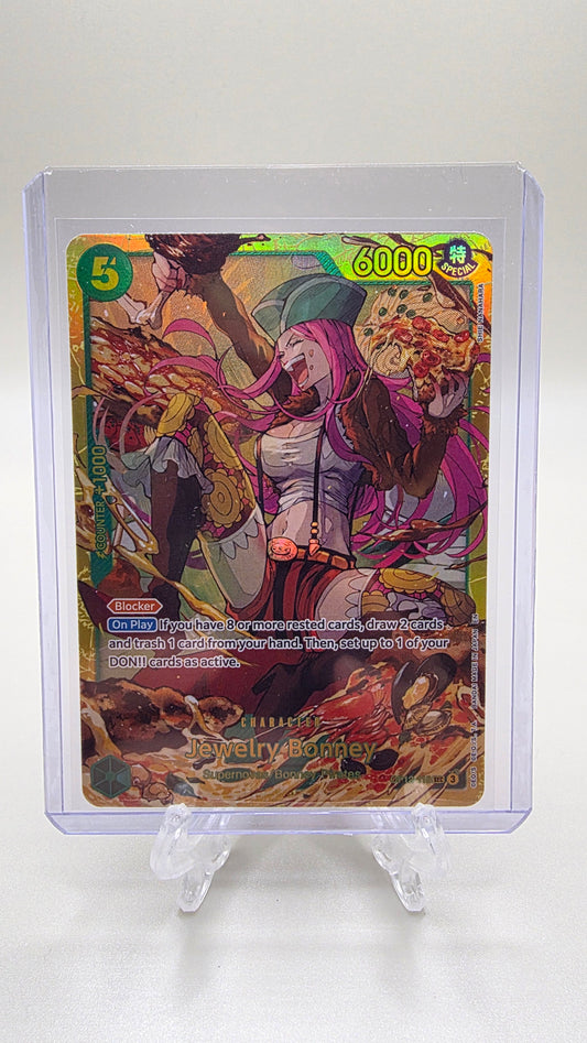 Jewelry Bonney OP12-118 SEC One Piece TCG (Legacy of the Master set) English
