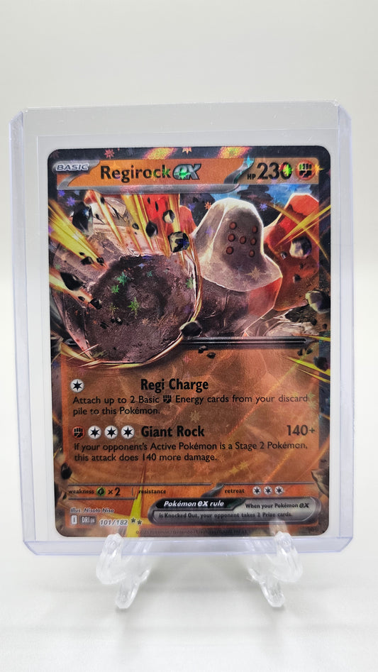 Regirock ex – 101/182 – SV10: Destined Rivals (Double Rare Holo)