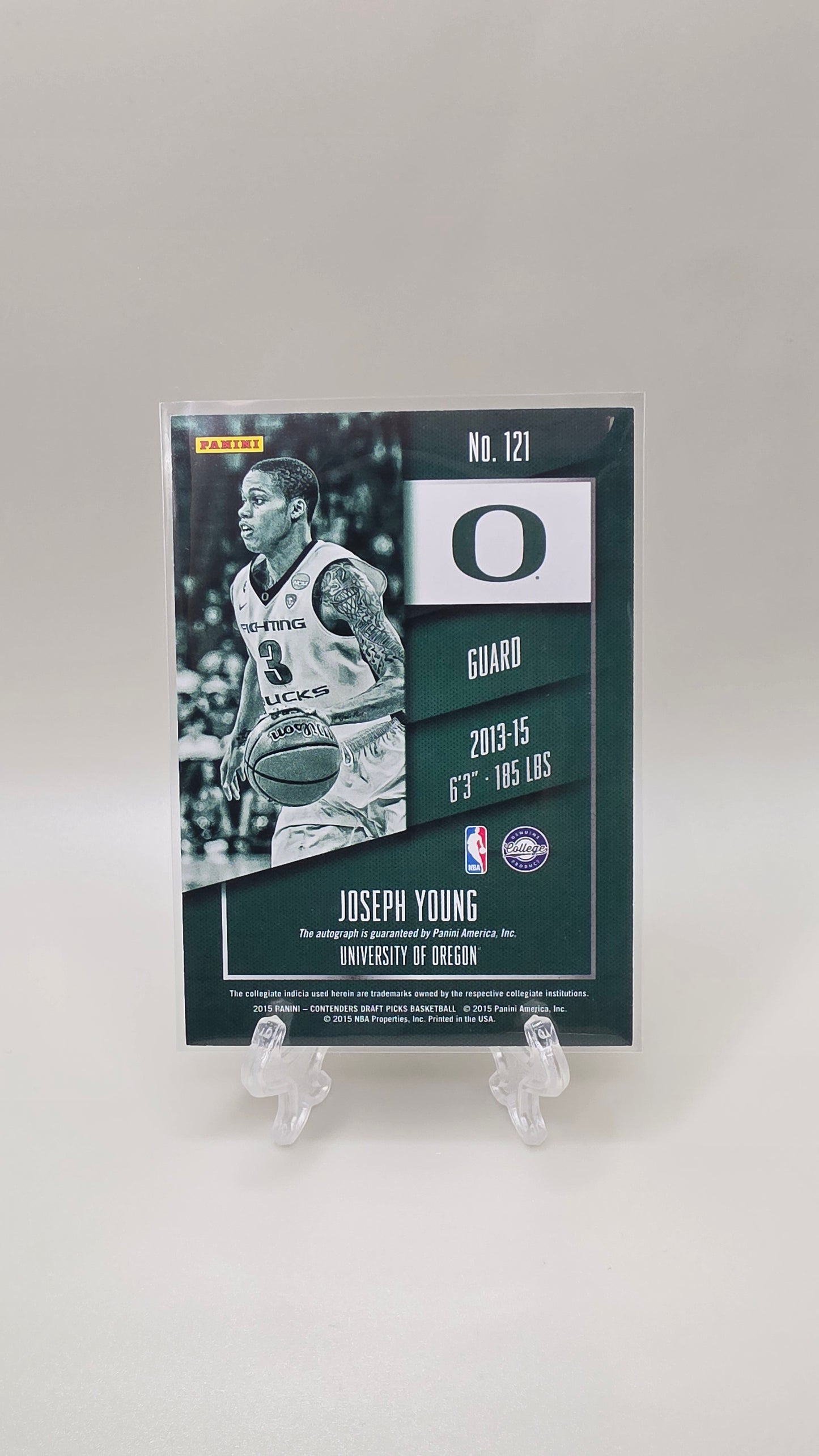 2015 Contenders Draft Picks College Ticket Joseph Young Auto Card #121
